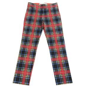 NWOT Gretchen Scott GripeLess Pull On Pant. Sz Medium Elastic Waist. Plaid